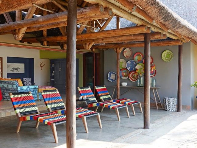 Jaci&#039;s Sabi House Outdoor Area, Sabi Sand