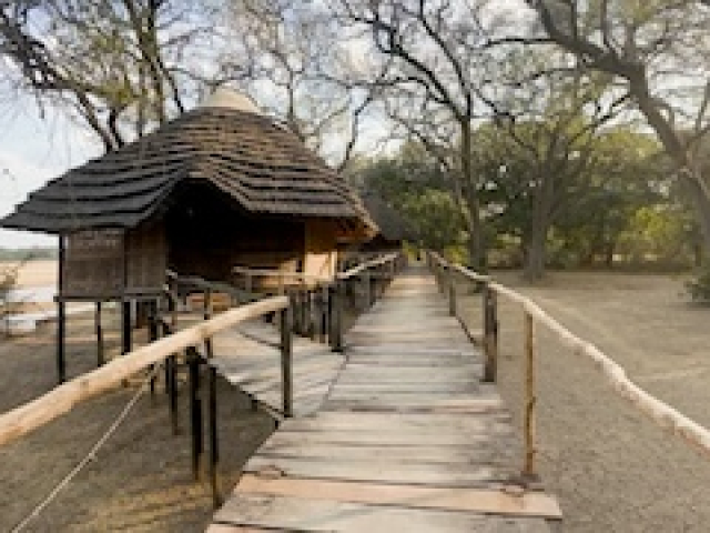 North Luangwa River Lodge Raised Rooms