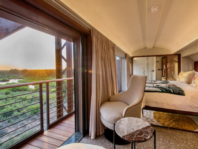 Kruger Shalati Train on a Bridge Carriage Bedroom